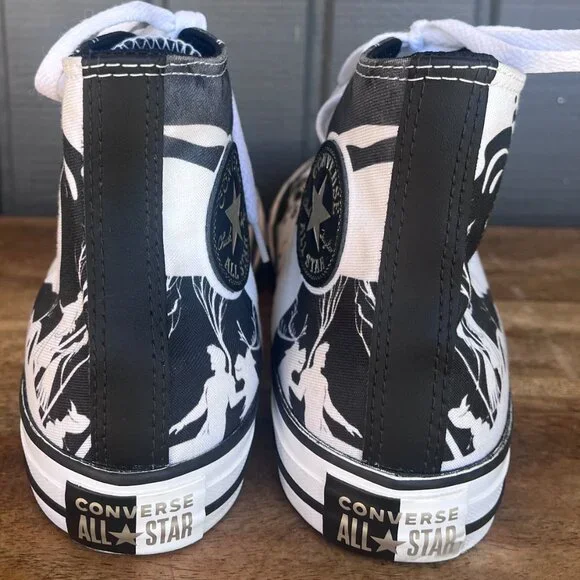 Disney Frozen 2 X Chuck Taylor All Star High 'Enchanted Forest' M6.5W8.5 - Picture 3 of 6